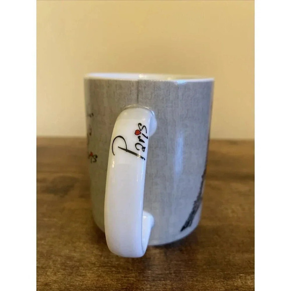 "Rendez-Vous A Paris" France Eiffel Tower French Chic Girl Coffee Mug - Picture 3 of 5